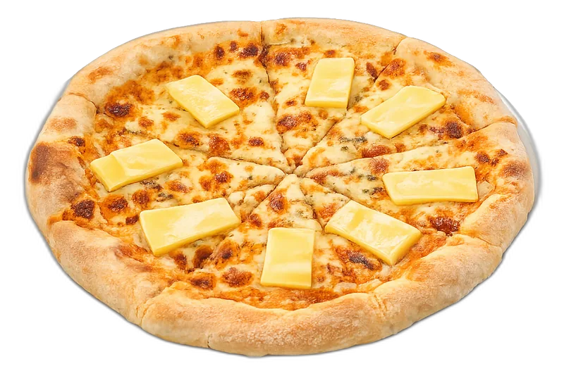 Pizza four cheese